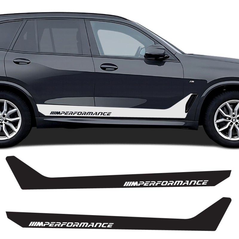 Decalcomanie striscia laterale M Performance compatibile con BMW X5