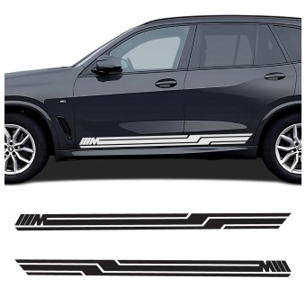 Decalcomanie striscia laterale M Stripe compatibile con BMW X5