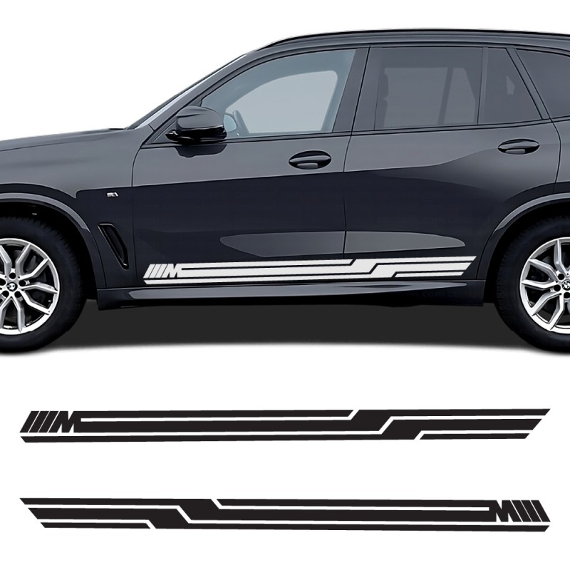 Decalcomanie striscia laterale M Stripe compatibile con BMW X5