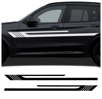 decals sporty side stripe BMW X3