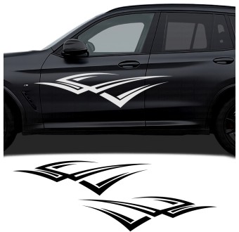 decals abstract side stripe BMW X3