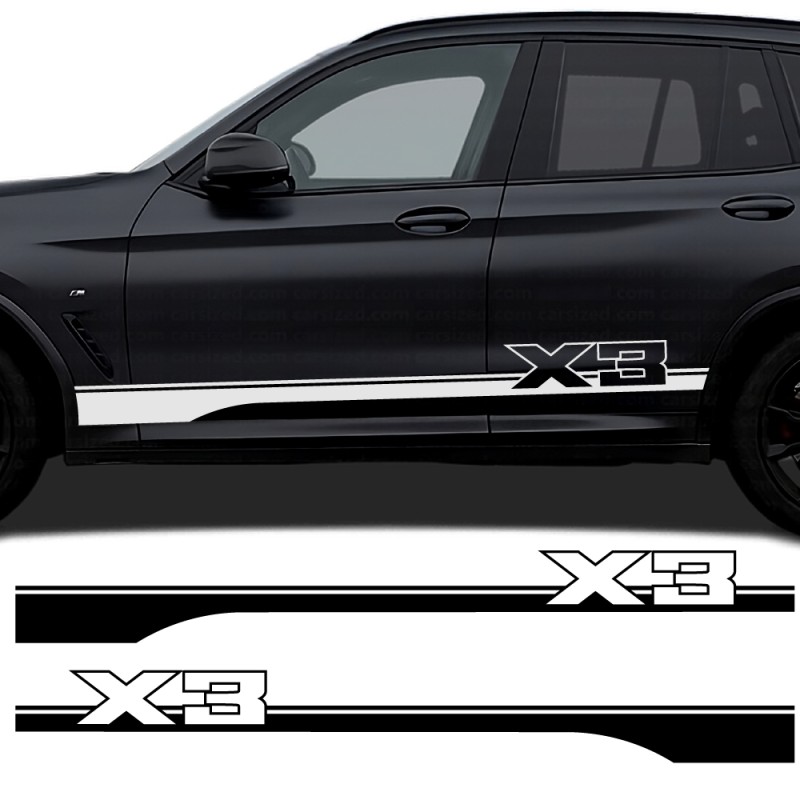 Pegatinas franja lateral X3 compatible con BMW X3