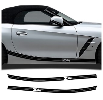 Decalcomanie striscia laterale Z4 compatibile con BMW Z4