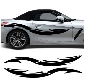 Auto-Decals lateral Tribal Flame BMW Z4