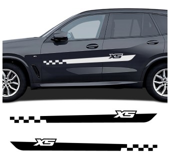 Decalques Faixa lateral X5 Racing compatível com BMW X5