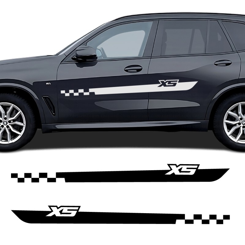 Decalques Faixa lateral X5 Racing compatível com BMW X5