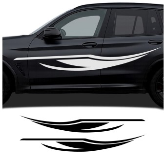 Auto-Decals Streifen lateral Wave Flow BMW X5