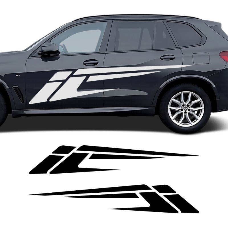 Pegatinas franja lateral Speed Line compatible con BMW X5