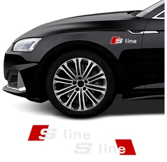 Adesivos emblema S Line compatível com Audi A5