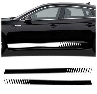 decals side stripe Speed Line Audi A5