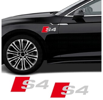 Autocollants pour voiture latéral S4 compatible avec Audi A4