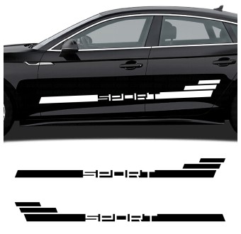 decals stripe side Sport Audi A5