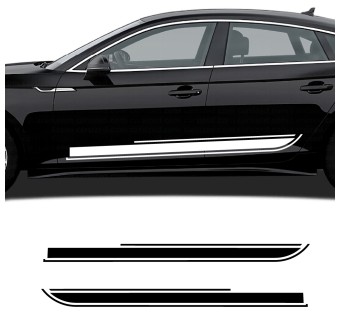 decals stripe side Elegant Audi A5