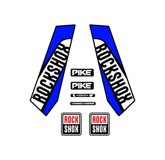 Adesivi Per Biciclette Forcella Rock Shox pike 27 Mod 2 - Star Sam