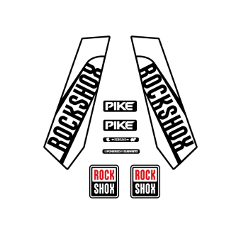 Rock Shox Pike 27 Mod 2 Fork Bike Sticker 2015 - Star Sam