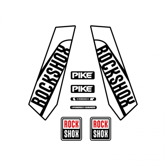 Αυτοκόλλητα ποδηλάτων Rock Shox pike 27 Mod 2 - Star Sam