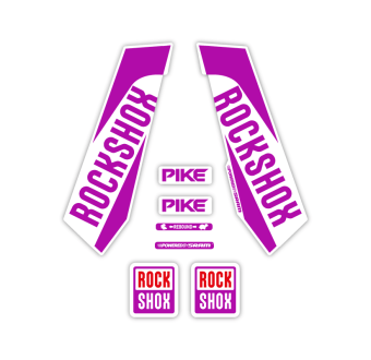 Rock Shox Pike Background 27,5 Bike Sticker 2015 - Star Sam