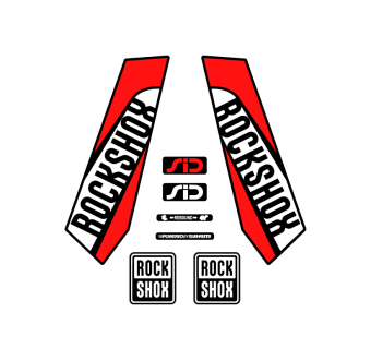 Rock Shox Sid 27,5 Fork Bike Sticker Year 2015 - Star Sam