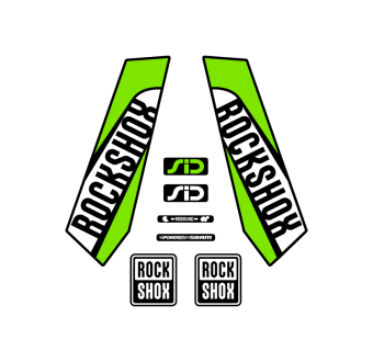 Rock Shox Sid 27,5 Fork Bike Sticker Year 2015 - Star Sam