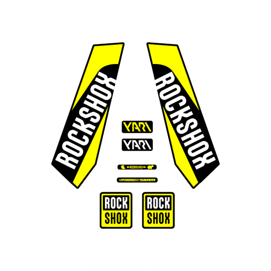 Rock Shox Yari 27,5 Fork Bike Sticker Year 2015 - Star Sam