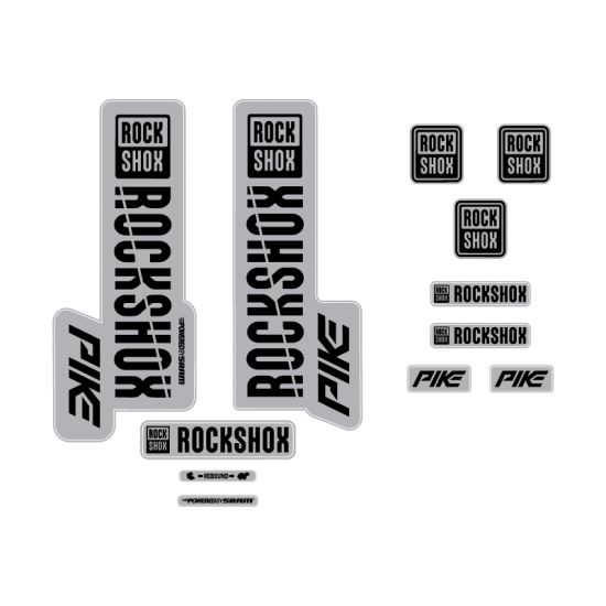 Stickers Pour Velo Fourche Rock Shox Pike 27 2018 - Star Sam