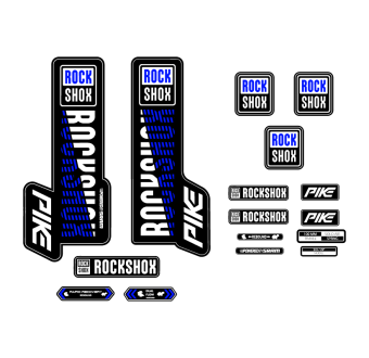 Stickers Pour Velo Fourche Rock Shox Pike rape 27 - Star Sam