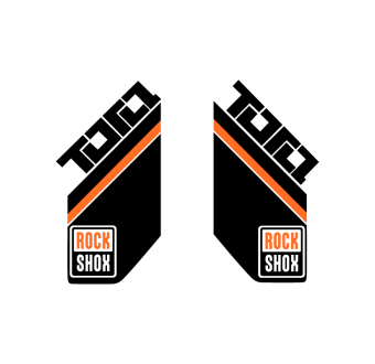 Rock Shox Tora 27,5 Fork Bike Sticker Choose Colour - Star Sam