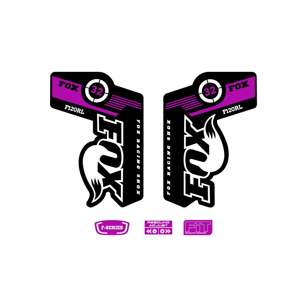 Stickers Fietsvork Fox Racing shox 32 voor 26 - Star Sam