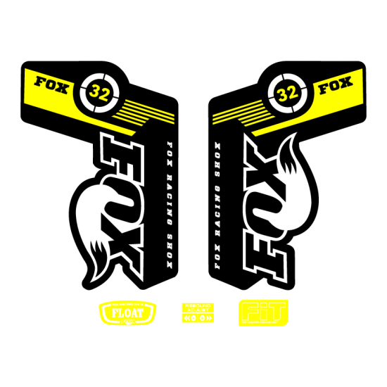 Pegatinas Bicicleta Horquilla Fox Racing shox Float 32 26 - Star Sam