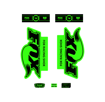 Stickers compatible with Fox Float Racing Shox 32 Series 26'' fork.