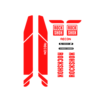 Stickers Pour Velo Rock Shox Recon Decoupe 26 - Star Sam