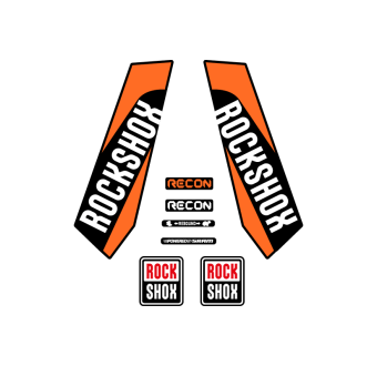 Rock Shox Recon 26 Mod 2 Bike Sticker Choose Colour - Star Sam