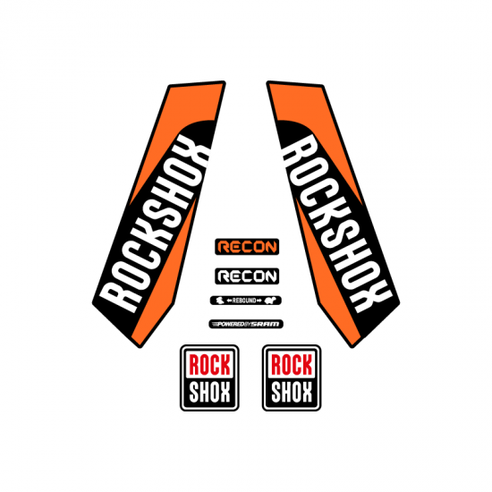 Rock Shox Recon 26 Mod 2 Bike Sticker Choose Colour - Star Sam