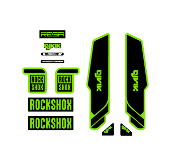 Rock Shox Poetry Reba 26 Bike Sticker Choose Colour - Star Sam