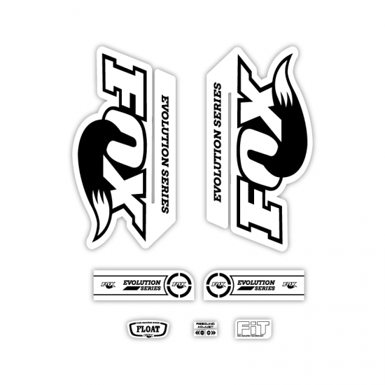 Fox Evolution Series 29 Bike Sticker Choose Colour - Star Sam