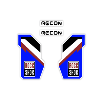 Stickers Pour Velo Fourche Rock Shox Recon 26 Mod 4 - Star Sam