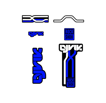 Stickers Pour Velo Fourche Rock Shox Lyrik 26 - Star Sam