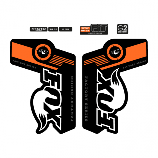 Fox G2 Geometry Factory 29 Bike Sticker Choose Colour - Star Sam