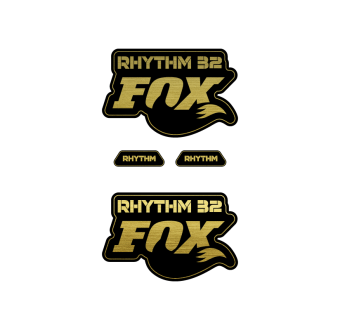 Fox Rhythm 32 29 Fork Bike Sticker Choose Colour - Star Sam