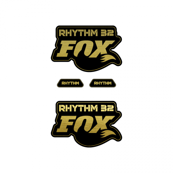 Stickers Pour Fourche de Velo Fox Rhythm 32 29 - Star Sam