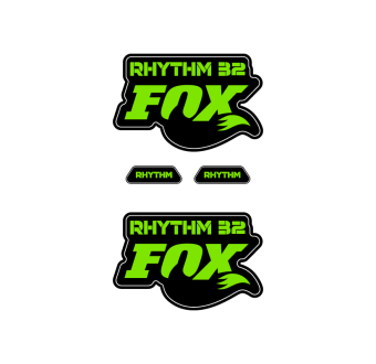 Stickers Pour Fourche de Velo Fox Rhythm 32 29 - Star Sam