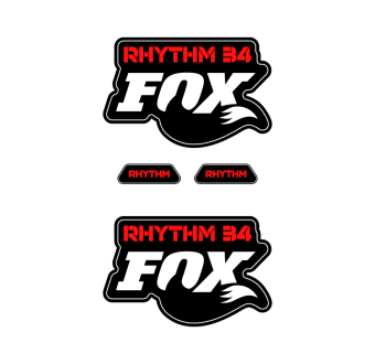 Stickers Pour Fourche de Velo Fox Rhythm 34 29 - Star Sam