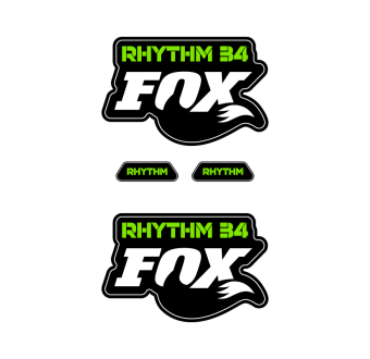 Stickers Pour Fourche de Velo Fox Rhythm 34 29 - Star Sam