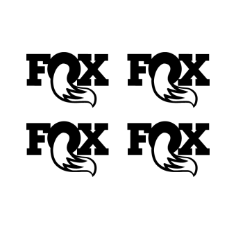 Fox Logo 29 Fork Bike Sticker Choose Your Colour - Star Sam