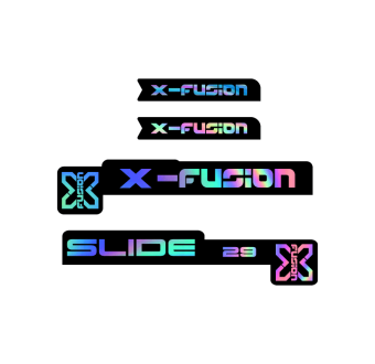 Stickers Pour Fourche de Velo X-Fusion Slide 29 - Star Sam