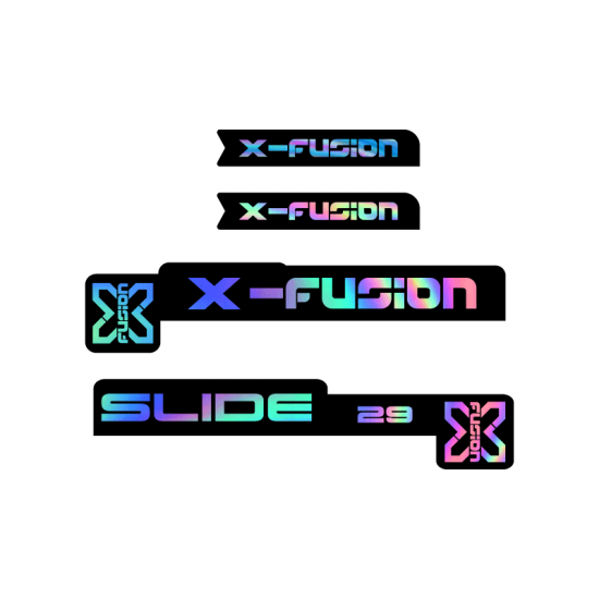 Stickers Pour Fourche de Velo X-Fusion Slide 29 - Star Sam