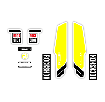 Stickers Pour Velo Fourche Rock Shox Reba 26 2013 - Star Sam