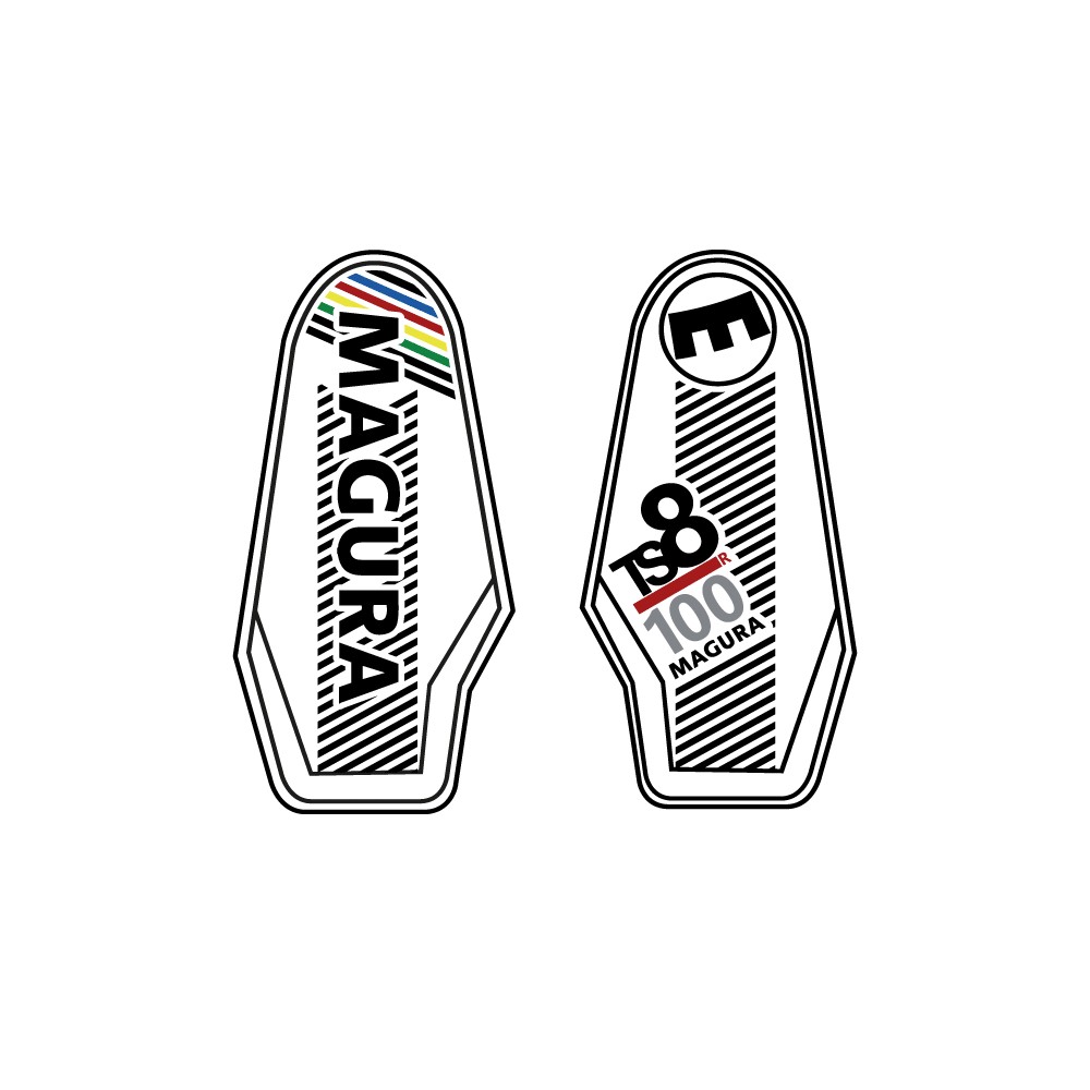 Magura TS8-100 Fork Bike Sticker Choose Your Colour - Star Sam