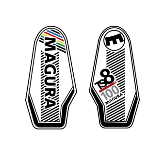 Stickers Pour Fourche de Velo Magura TS8-100 - Star Sam