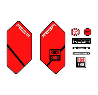 Rock Shox Reba 29 Fork Bike Sticker Choose Colour - Star Sam